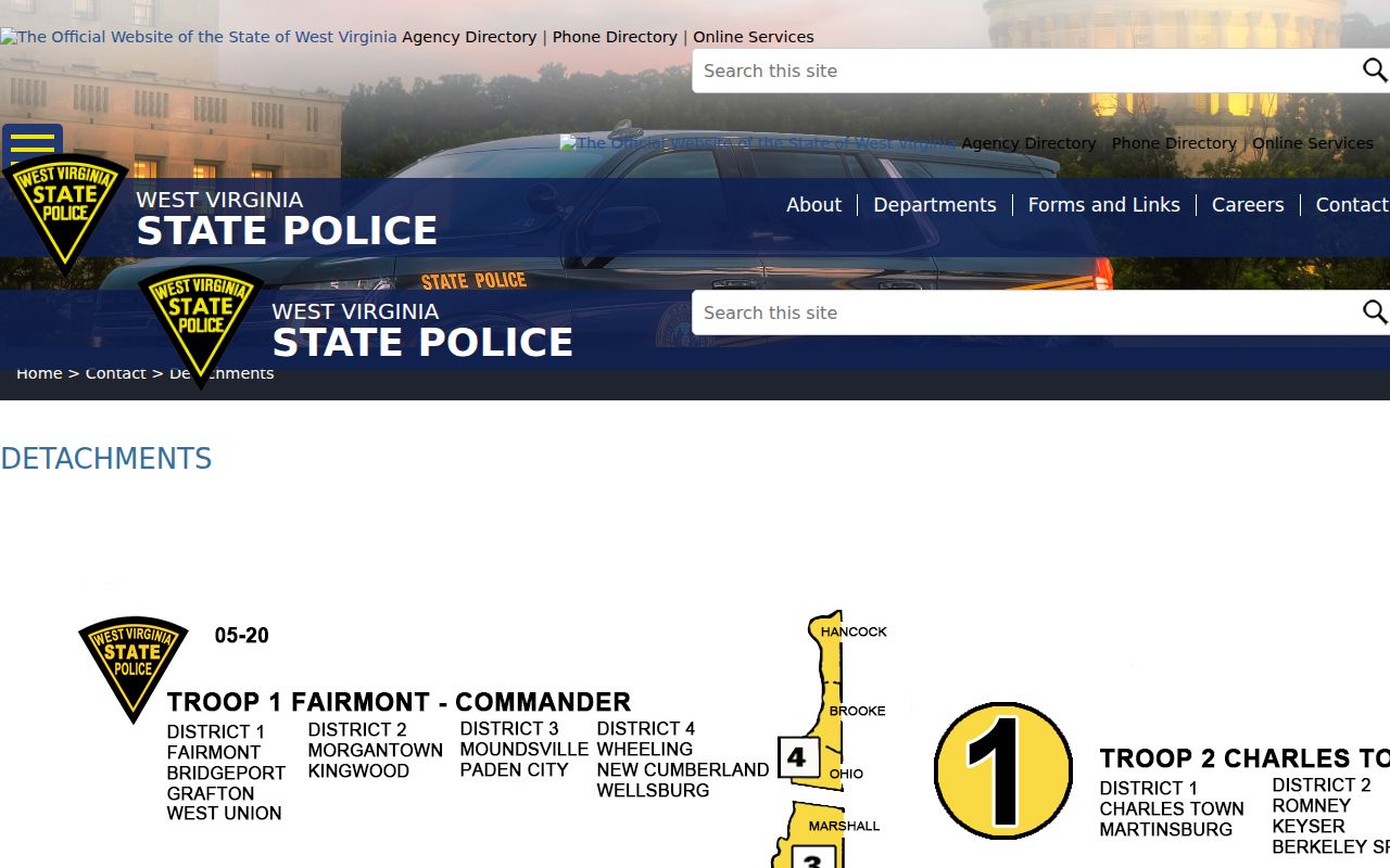 WVSP Sutton office for Braxton County sex offender registration